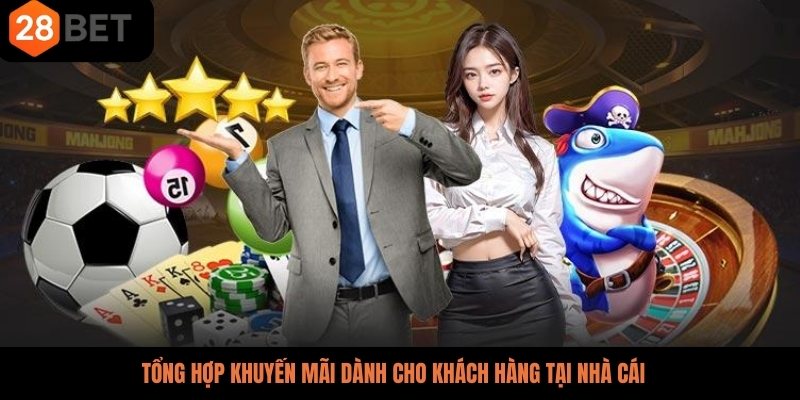 Tổng hợp khuyến mãi dành cho khách hàng tại nhà cái
